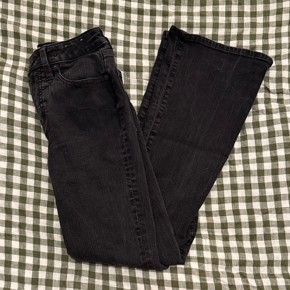 Madewell Black Curvy Petite Flare Jeans